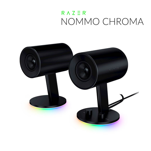 레이저코리아 Nommo Chroma 놈모 크로마 2채널 스피커, RZ05-02460100-R3K1/블랙