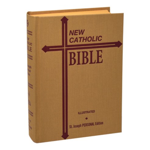 St. Joseph New Catholic Bible--Med. Print Hardcover, Catholic Book ...