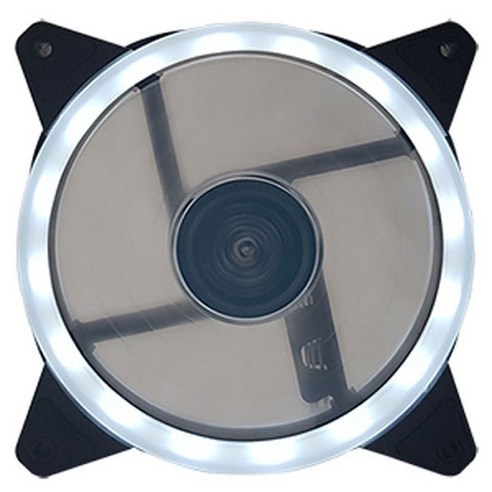 쿨러텍 USB-12025-LED RING-WHITE(DUO) 시스템쿨러, 선택하세요
