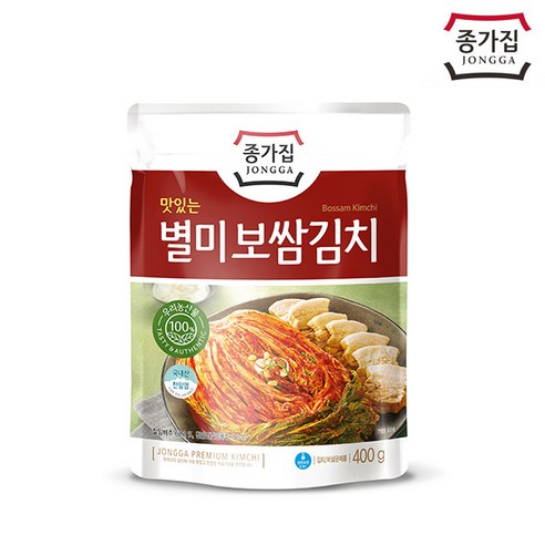 [종가집] 배추보쌈김치 400g, 1개