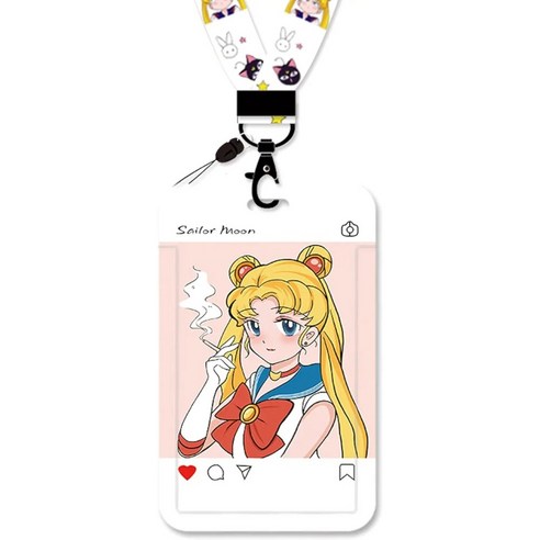 세일러문 팬들을 위한 필수 아이템: 세일러문 카드 홀더 smoking moon 일진 세일러문