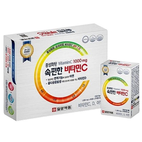 일양 약품의 속편한 중성 비타민C 1000: 건강을 위한 필수 비타민
