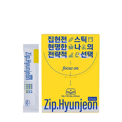 집현전 스틱 공부 몰입 에너지 수능 비타민B 테아닌 홍삼 아연 아미노산, 140g, 1개