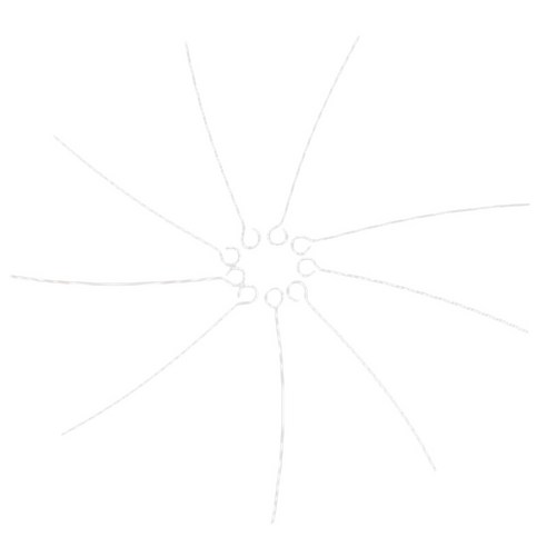 100X 35 Mm Sier 은 도금 된 안약 바늘 보석 제작 결과 공예품, 51-100, 실버 도금