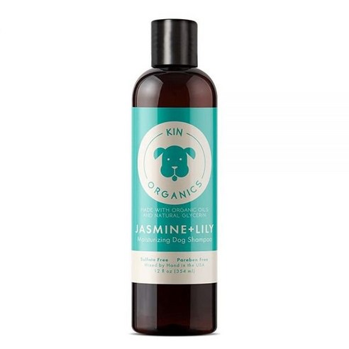 Kin+kind kin organics 재스민+릴리 유기농 애견 샴푸 355ml(12온스)