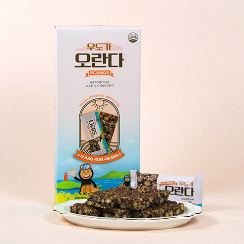 제주 우도가 오란다 우도땅콩초코맛, 2개, 180g