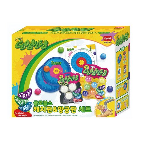 크레욜라 글로블스 캐치판&양궁판 세트, 1개