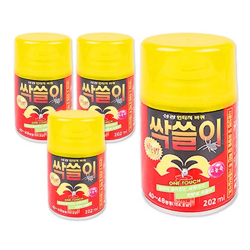 성광 원터치 싹쓸이 202ml, 4개