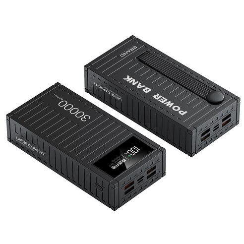 PYHO 아이디어 컨테이너 대용량 보조배터리, 노란색, 50000mAh