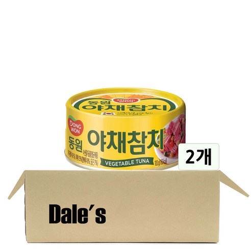 동원 야채참치 통조림, 100g, 2개
