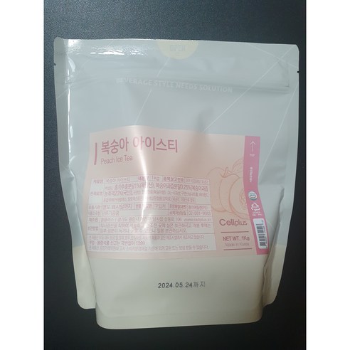 복숭아아이스티 1Kg, 1개, 1개