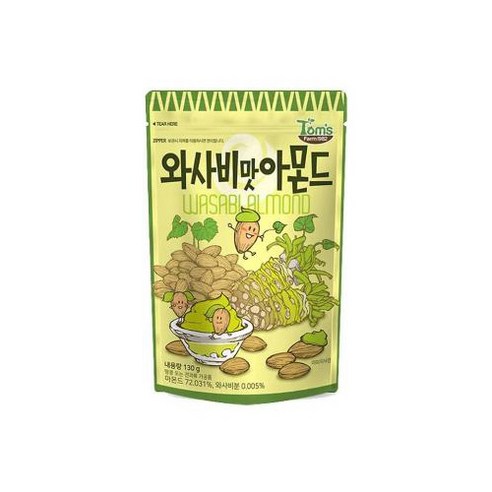 바프 와사비맛 아몬드, 130g, 10개