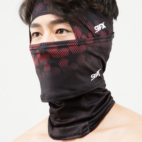 나인에프엑스 2019 스포츠 쿨바라클라바 썸머 페이스가드, 레인하트레드, 1개