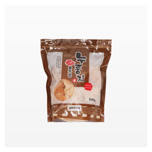 [금바우] 가마솥 누룽지, 1개, 3kg