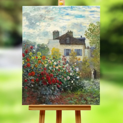 Solvregn DIY 명화그리기 모네 그리기 40cm X 50cm, 아르장퇴유의 예술가정원 - 모네, 1개