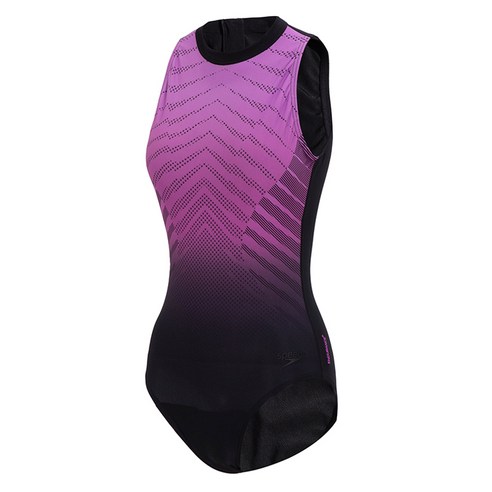 스피도 여성 디지털 플레이스먼트 하이드라슈트 민소매 원피스 수영복 8-11437G700