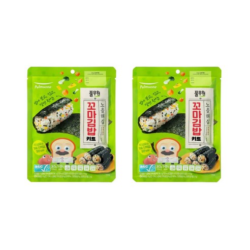 풀무원 노을해심 꼬마김밥키트 39.7g, 2개