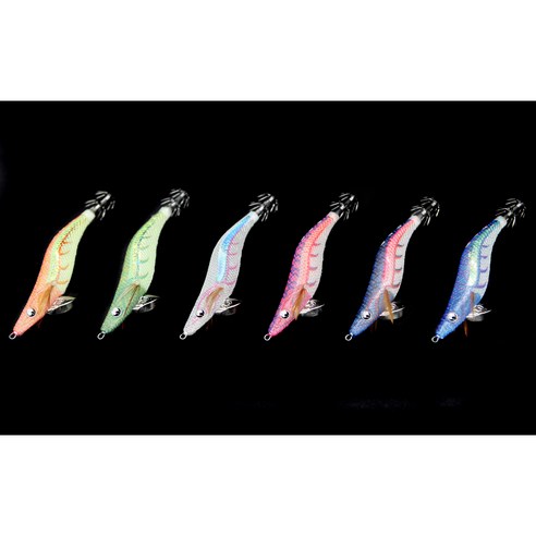 고잉 UV 캐스팅 에기 무늬오징어 갑오징어 한치, #03 오렌지 글로우(UV), 2.5호, 1개, 오렌지, 9g