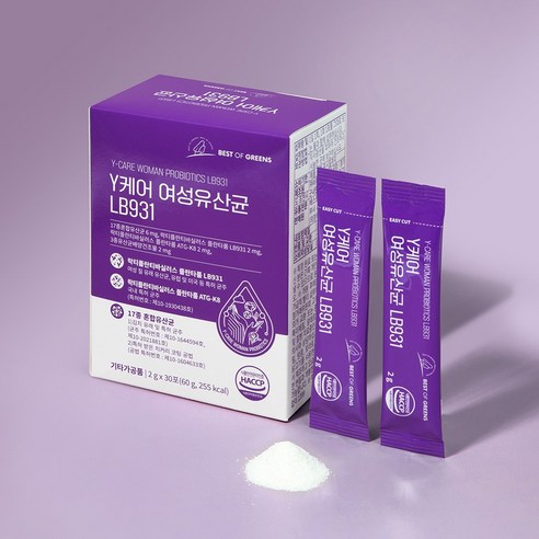 여성의 질 건강 개선을 위한 과학적으로 입증된 유산균