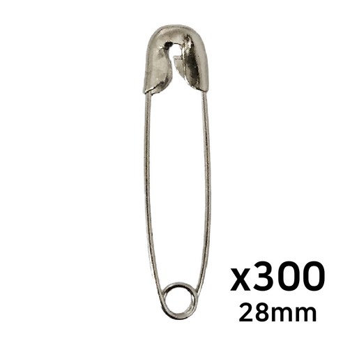 바이트 다용도 시침 옷핀, 300개, 실버