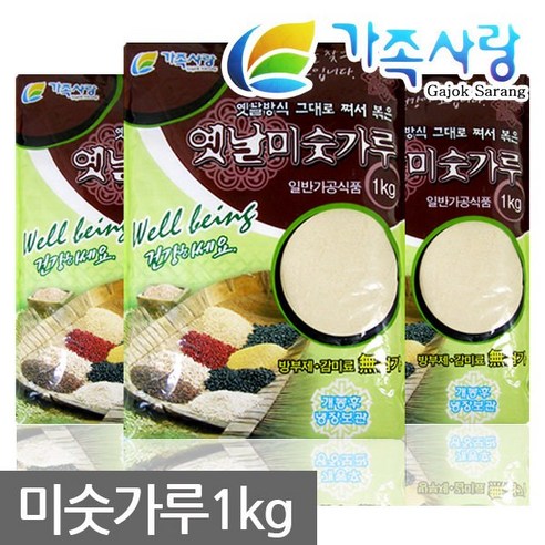 가족사랑 전통 미숫가루 1kg – 1봉 미숫가루슬러시