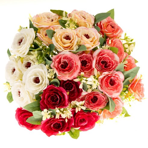 실제 생화와 거의 구분이 가지 않을 정도로 생생한 모습을 자랑하는 할메이드 작약 조화 꽃