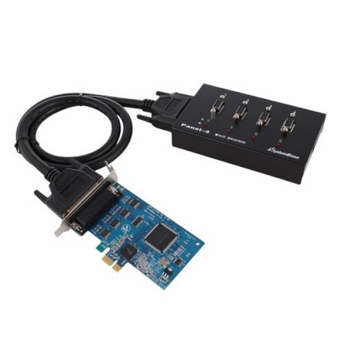 [시스템베이스] 시스템베이스 Multi-4/LPCIe COMBO (시리얼카드/RS422/RS485/PCI-E/4포트)