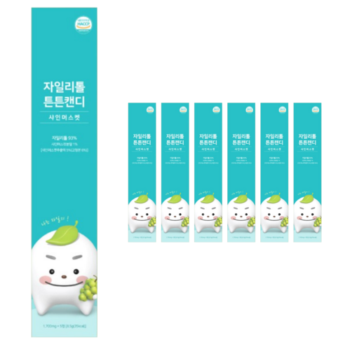 스마투스 자일리톨 튼튼캔디 샤인머스켓 5정 7팩, 7개, 8.5g