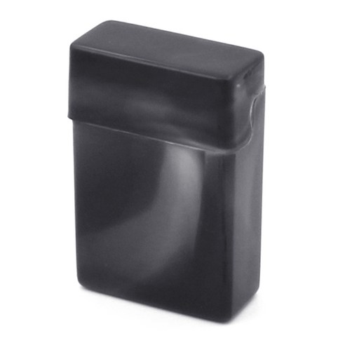 담배 케이스 디스펜서 홀더 담배 컨테이너 담배 홀더 저장 상자, 검은색
