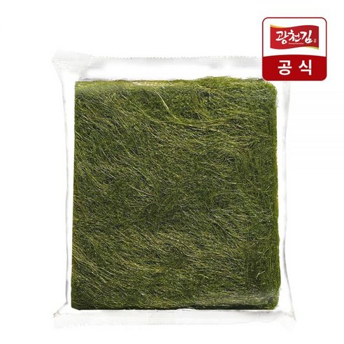 [광천김] 국내산 자연산 생 감태김 10매 / 수작업으로 만든 생김, 1개