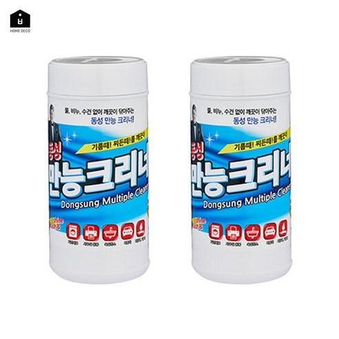 HOME DECO 만능 크리너 티슈, 파워크리너 300매 원통형 X 1개, 1개