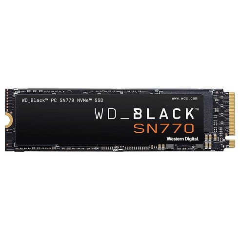 WDBLACK 2TB SN770 NVMe 내장형 게이밍 SSD 솔리드 스테이트 드라이브 - Gen4 PCIe M.2 2280 최대 5 150 MBs - WDS200T3X0E