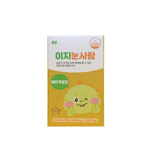 이지바이오메드 이지눈사랑 유아건강식품 30p, 60g, 1개