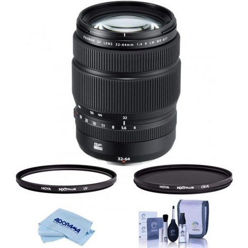 후지필름 GF 3264mm f4 RLM WR 렌즈 호야 77mm UV+CPL 필터 번들 프로옵틱 클리닝 키트 천