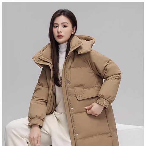 롱패딩 패딩 무봉제 겨울 보온 아웃도어 등산 탈부착 트레이닝 방풍 등산복