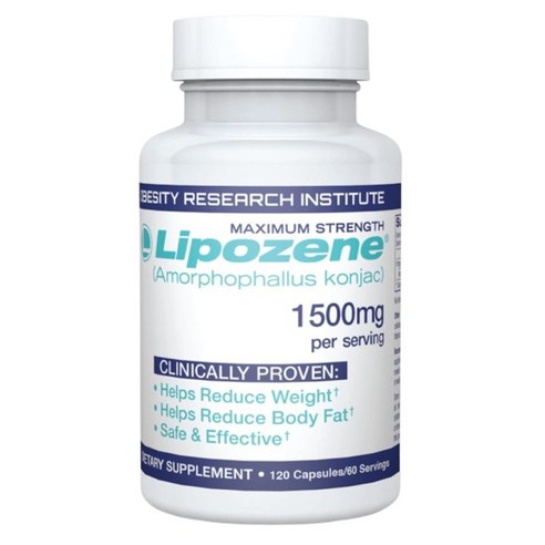 Lipozene 리포젠 리포진 아모르포팔루스 곤약 1500mg 120캡슐