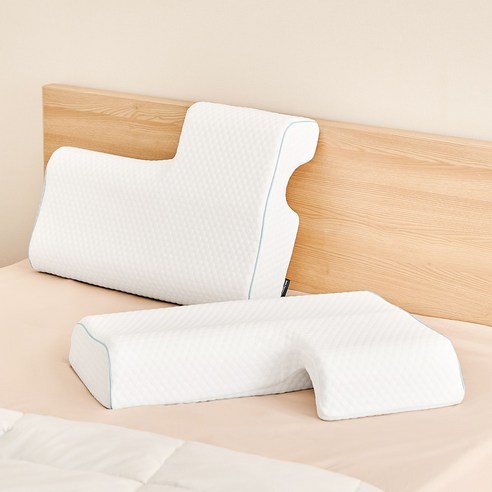 일상공감 둘이눕게 메모리폼 오른팔용 베개, 밤의 고요한 휴식을 선물하다