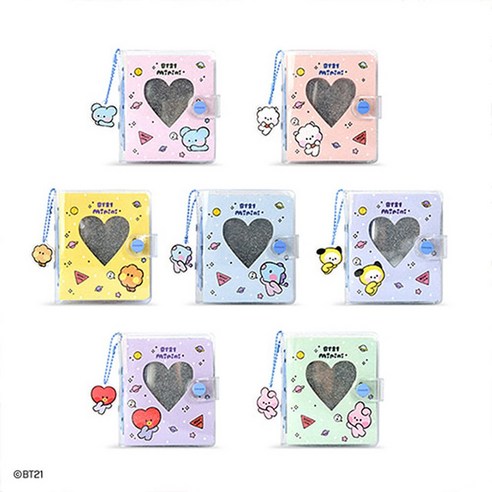 포카홀더 신제품 스위트 3 인치 포토카드 홀더 할로우 러브 하트 Kpop 앨범 40 포켓 아이돌 카드 슬리브 귀여운 문구, 18 E-purple bt21콜렉트북 11 (방탄소년단굿즈)BT21 미니니 3공 콜렉트북 949168, 코야