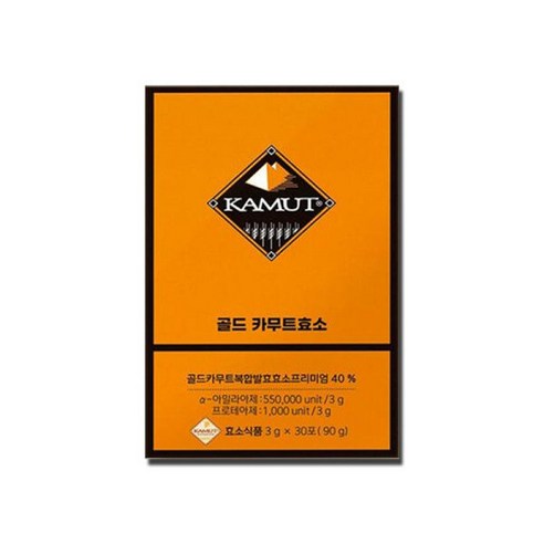 골드 카무트효소 [카무브 브랜드밀발효효소 40%], 90g, 6개