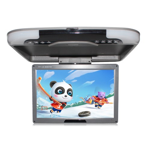 차량용 천장 모니터 접이식 TV 헤드업 카니발 MP5, 블랙 12V