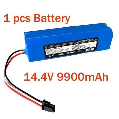 A 브랜드 Q11 로봇 진공 청소기 Neabot 이온 에 교체 14 4V 6800mAh, 1pcs 9900mAh, 1개