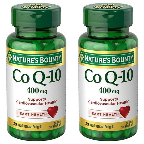 네이쳐스바운티 코큐텐 400mg 소프트젤, 39정, 2개