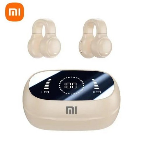 무선이어폰 샤오미 M47 골전도 블루투스 헤드폰 스포츠 게임용 이어버드 마이크 포함 HiFI 스테레오 사운드 헤드폰 TWS 이어버드, 3) 피부 색상, 피부 색상