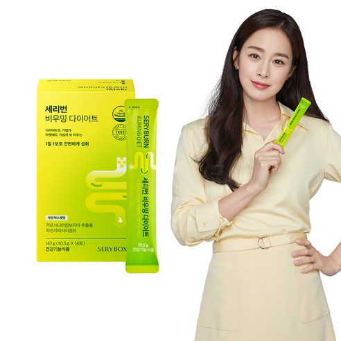 [세리박스] 세리번 비우밍 다이어트 (14포) 차전자피 가르시니아, 세리번 비우밍 다이어트 (28포), 147g, 2개
