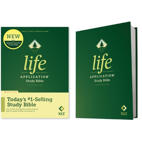 (영문도서) NLT Life Application Study Bible Third Edition (Red Letter Hardcover) Hardcover, Tyndale House Publishers, English, 9781496439307