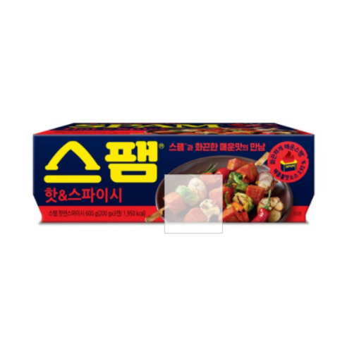 스팸 핫&스파이시 햄통조림 200g, 12개