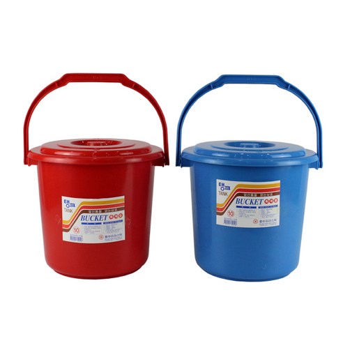 성중 탱크바케스모음 4L~30L 플라스틱 양동이 음식물통 쓰레기통 음식물수거통, 파랑