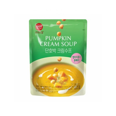 햇반소프트밀 단호박 크림수프 180g 18개입 단호박스프
