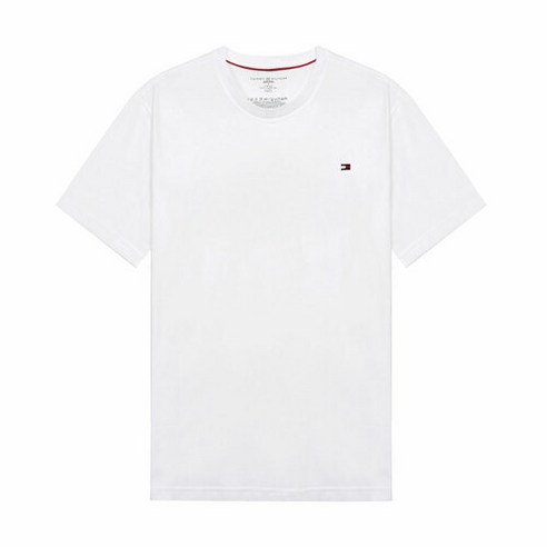 타미힐피거 남성 코어 플래그 반팔 티셔츠 화이트 09T3139-100 타미힐피거반팔