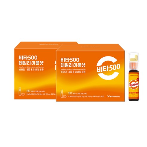 비타500 데일리 이뮨샷 30개입, 30회분, 2개